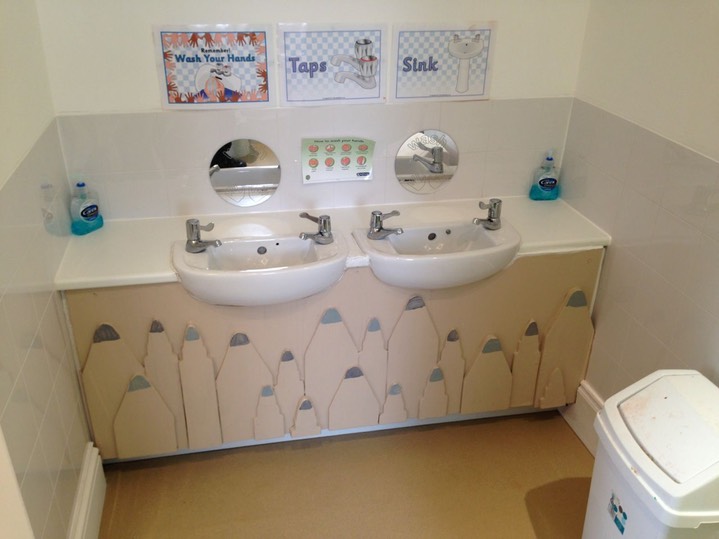Childrens Pencil Themed Hand washing unit
